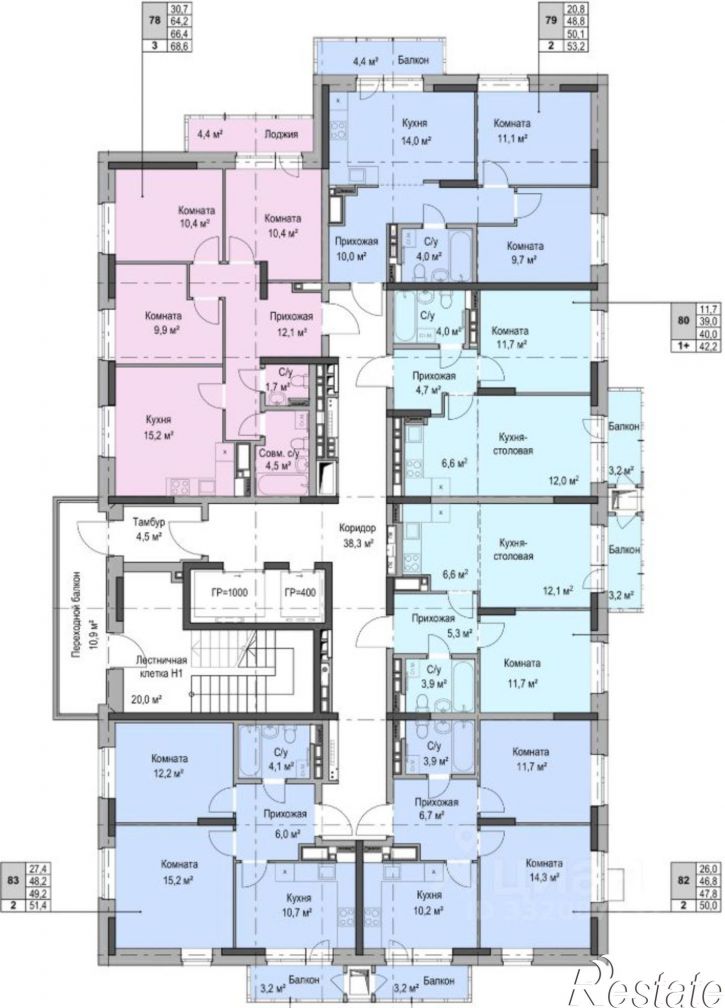 2-комн квартира в новом доме Ботеневский пер, 34А,  д. 34А