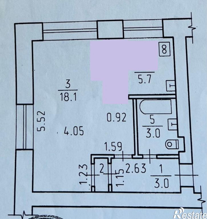 1-комн квартира ул Красногеройская, 38а,  д. 38а