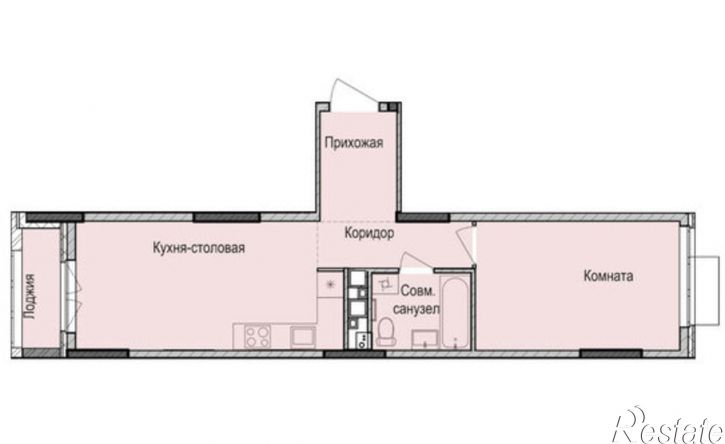 1-комн квартира в новом доме ул Васнецова, 2/27,  д. 2/27