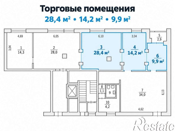 Торговое помещение Молодежная улица, 74
